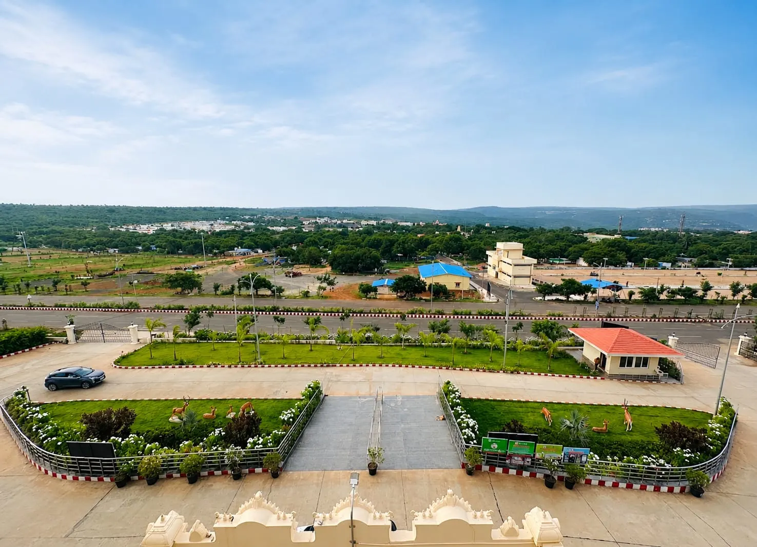 Scenic view of Srisailam town